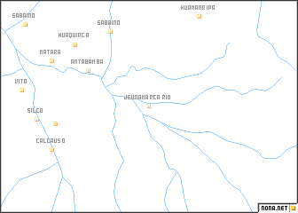map of Río Jeuñamarca